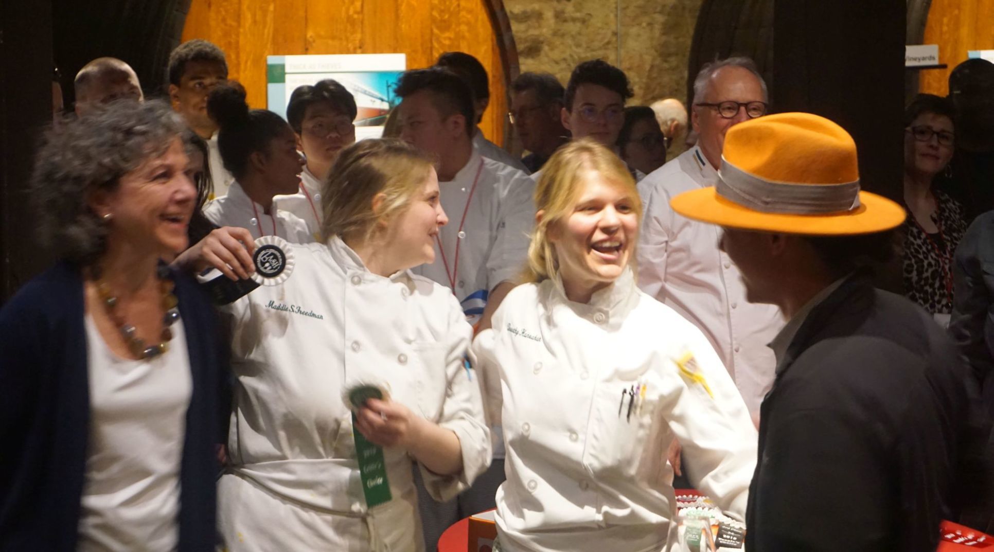 Student chefs at bASH celebration
